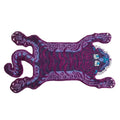Purple Tibetan Tiger Accent Hand Tufted Wool Rug