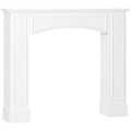 Modern Fireplace Mantel Decorative Pattern Interior Width 29" White