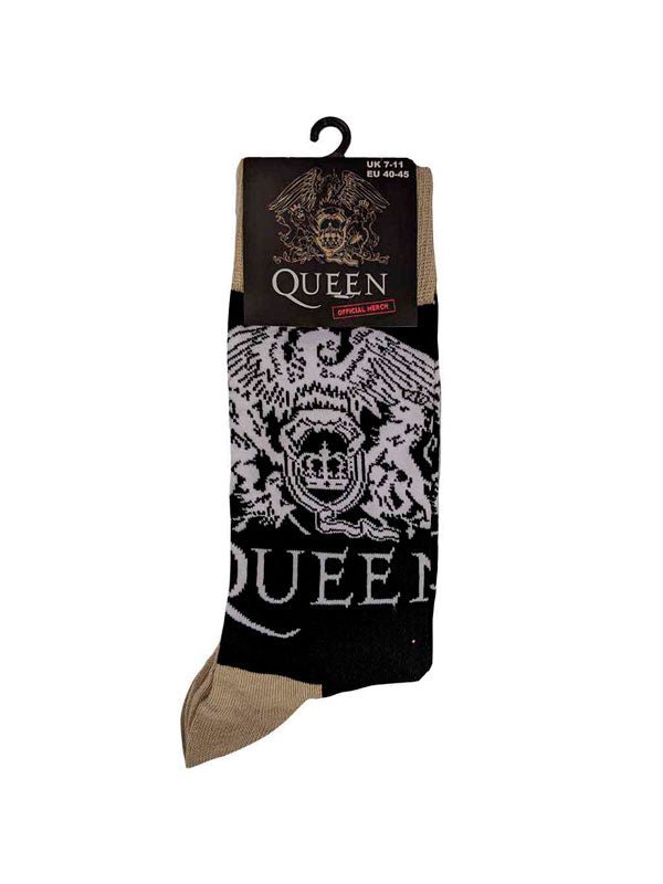 Queen - Calcetines "Crest & Logo"