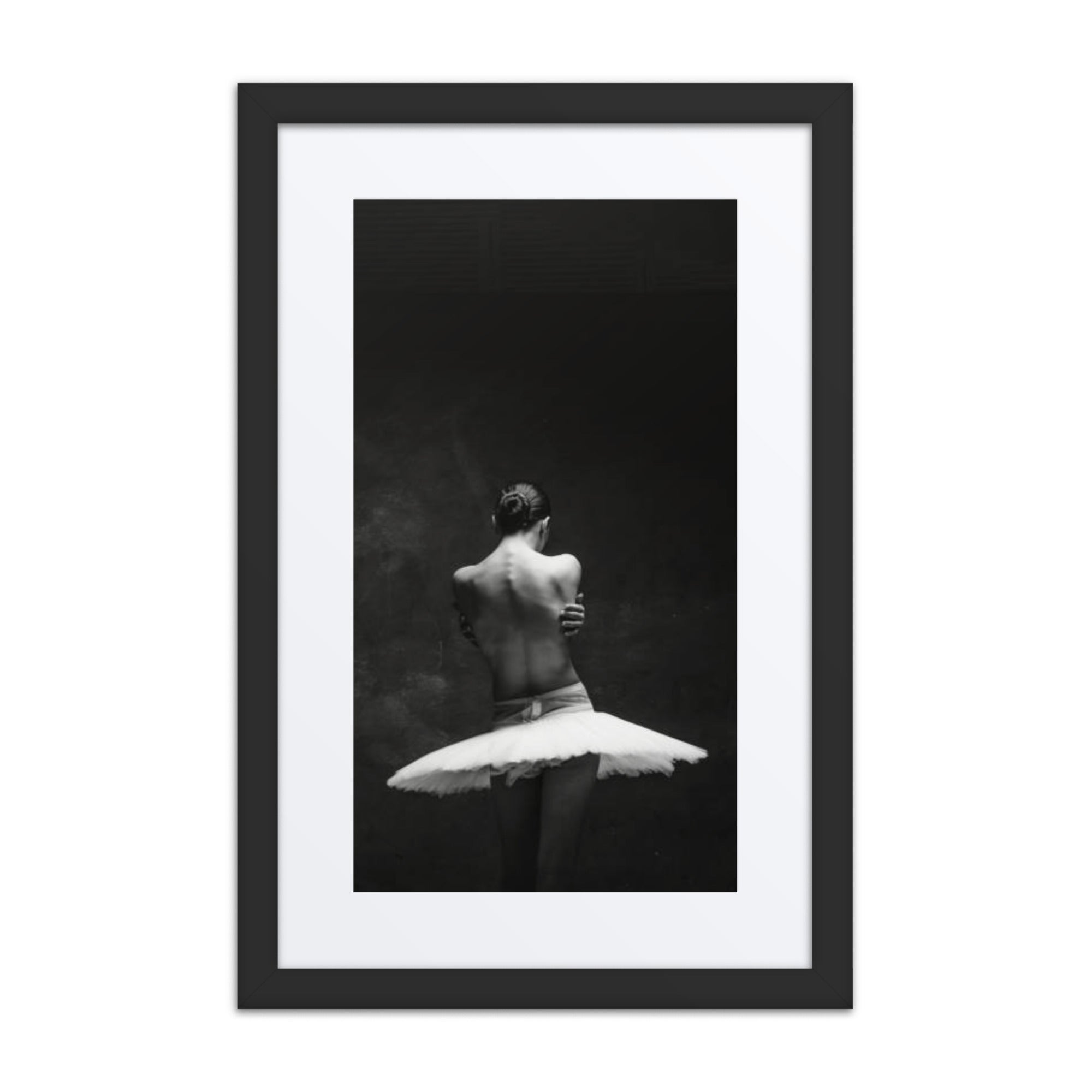 Quiet Embrace | Dance-Art Framed Poster #70 (23.5" H x 17.5" W)