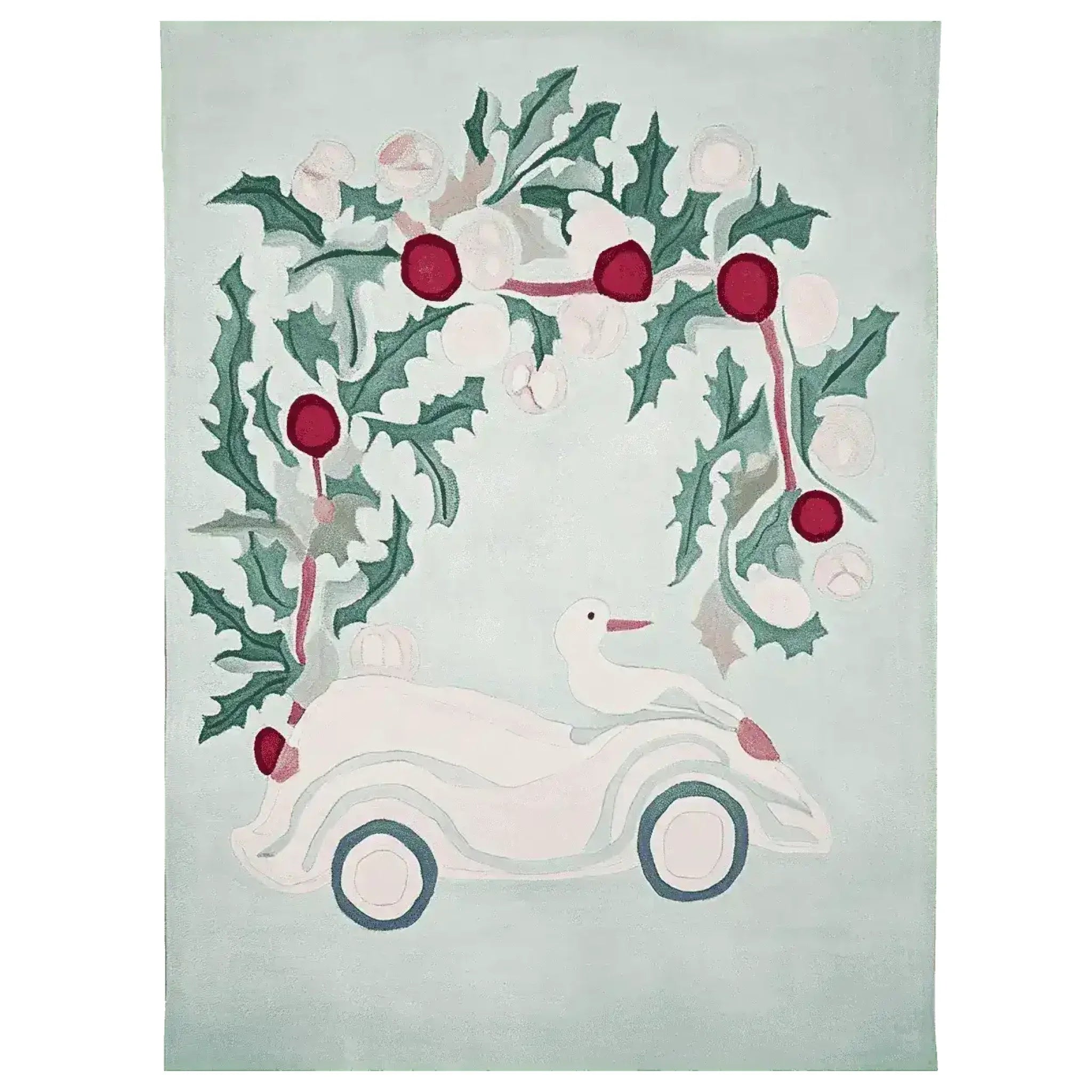 Quirky Christmas Cruise Hand Tufted Rug
