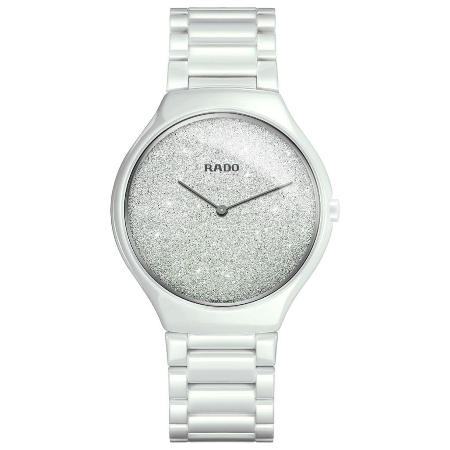 Rado Silver Dial Stainless Steel Watch — Silver