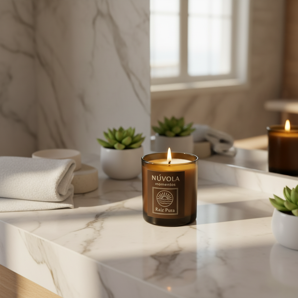 Raíz Pura – Vela para calmar la sobrecarga mental