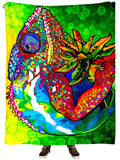 Capricious Chameleon Plush Blanket