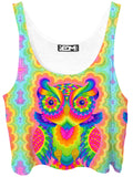 Cosmic Owl Crop Top