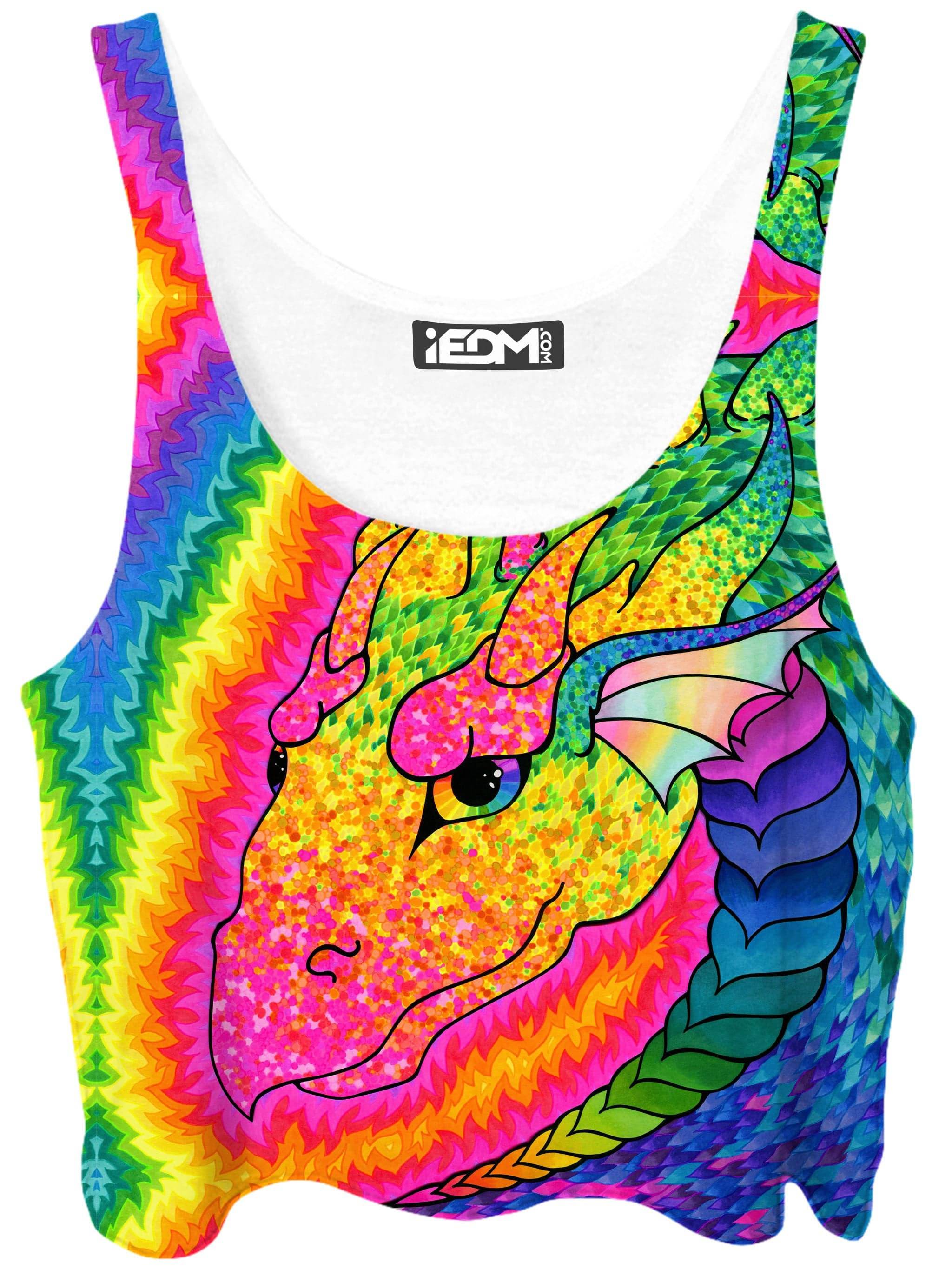 Rainbow Dragon Crop Top