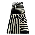 Radiant Burst Hand Tufted Wool Rug 2.5' x 7'