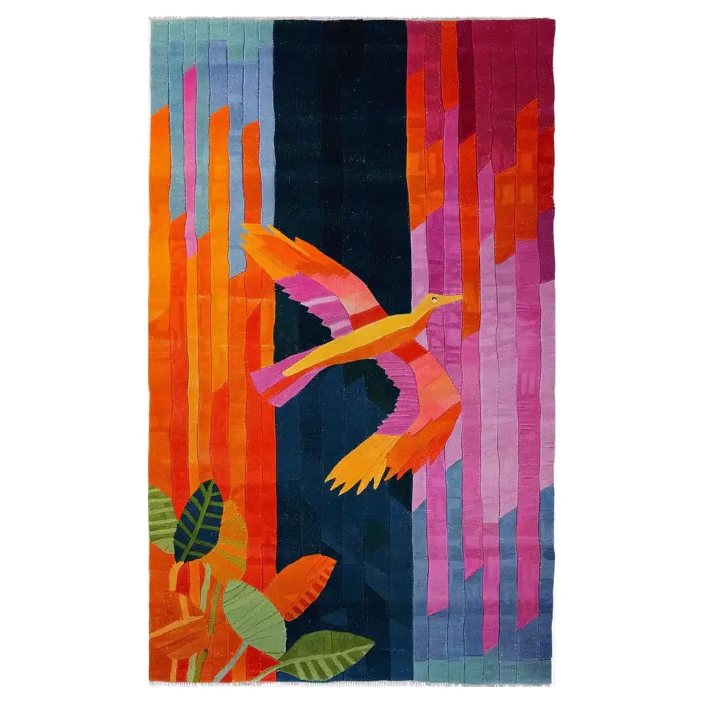 Radiant Wing Hand Tufted Wool Rug
