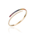 ECLIPSE Rainbow Sapphire Bangle By ALINKA Fine Jewellery