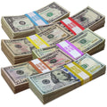 All Denomination RealAged® Full Print New Series Stacks Pack By Prop Money Inc.