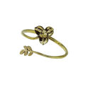 Recycled Bullet Brass Flower Bangle - Rumduol