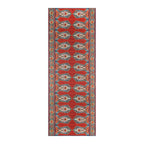 Isfahan-Inspired Red & Blue Scarf – 100% Modal