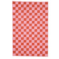Red Checker Jute Rug 2 x 3 ft
