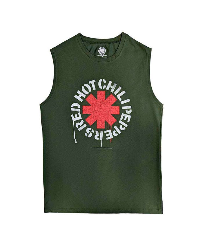 Red Hot Chili Peppers - Camiseta Tanque "Stencil" Unisex