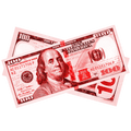 Red Prop Money Bills By Prop Money Inc.