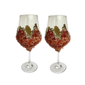 Red Quartz Wine Glass - Set of 2