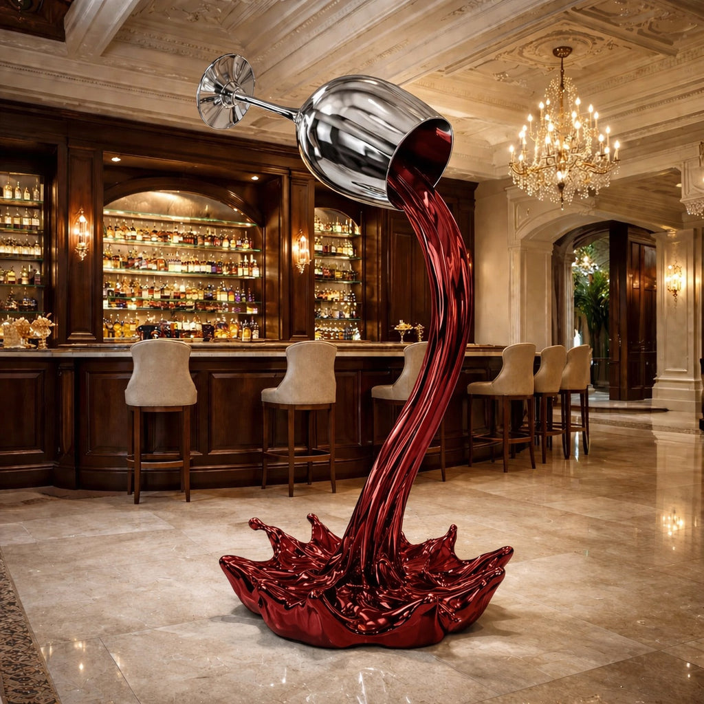 OSO Stainless Steel Elysian Pour Sculpture