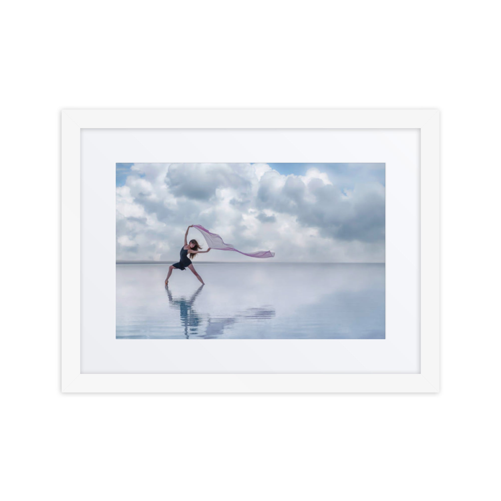 Reflection of Motion | Dance-Art Framed Poster #36 (17.5" H x 21.5" W)