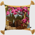 Regal Cranes & Wisteria Serenity Cushion Cover