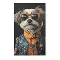 Regal Renaissance Pup Couture Dog Art Accent Rug