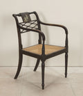 Regency Period Open Armchair in Original Paint By Sister Parish Design
