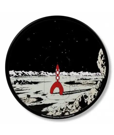 Tintin Reloj De Pared Acero Plateado Edicion Limitada 777 unidades
