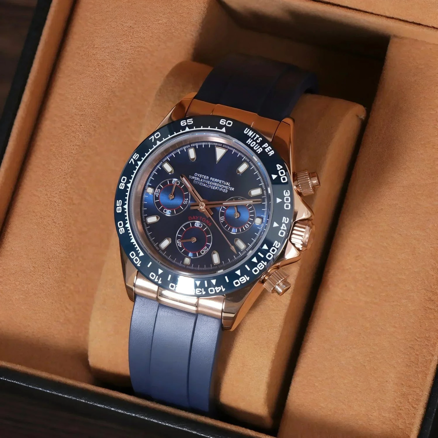 Seiktona Rose gold Royal blue | HW Design