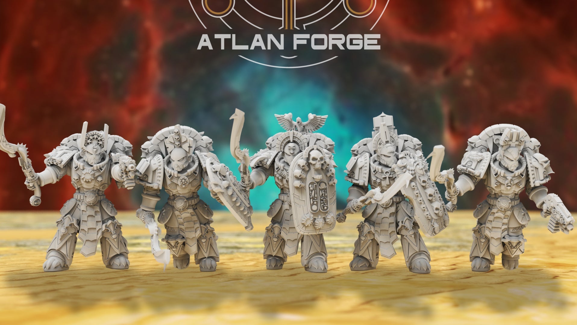 Aegyptian Shield Guard, Atlan Forge