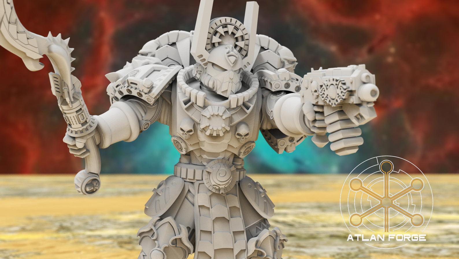 Aegyptian Shield Guard, Atlan Forge