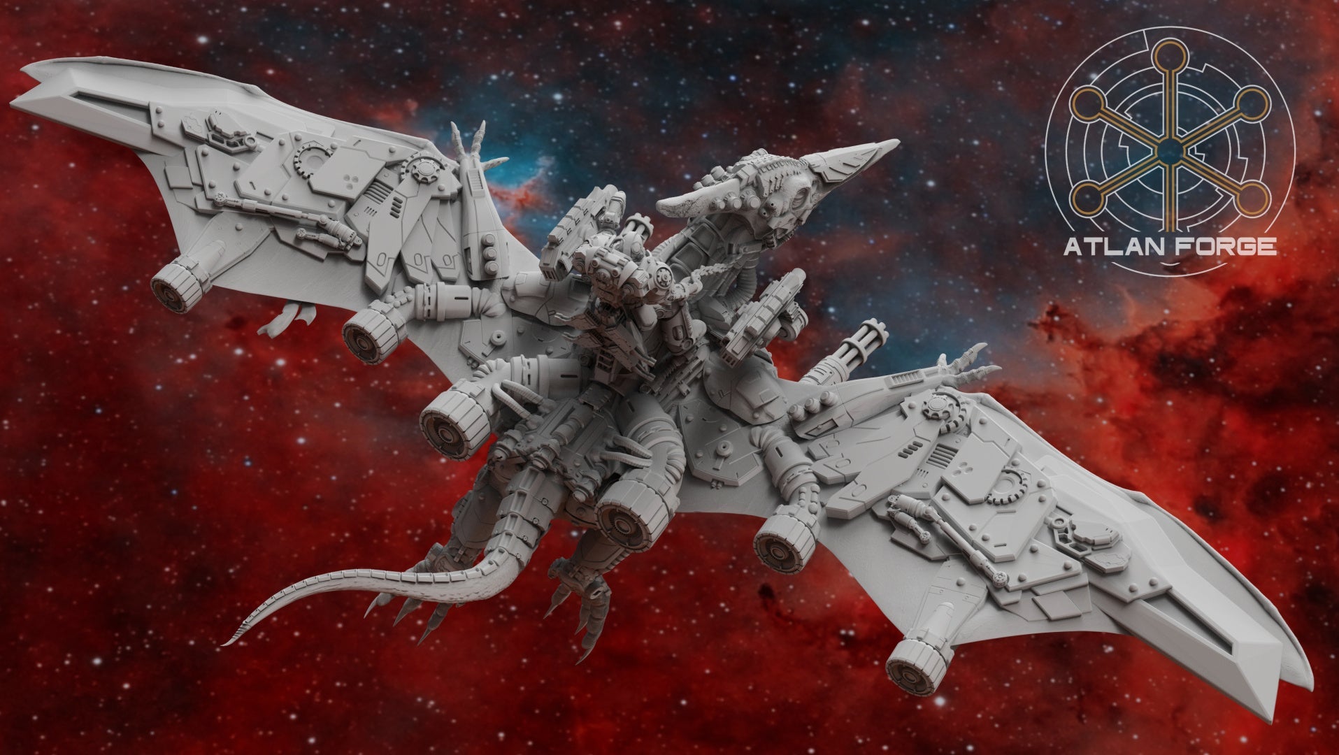 Cybernetic Pteranodon, Atlan Forge