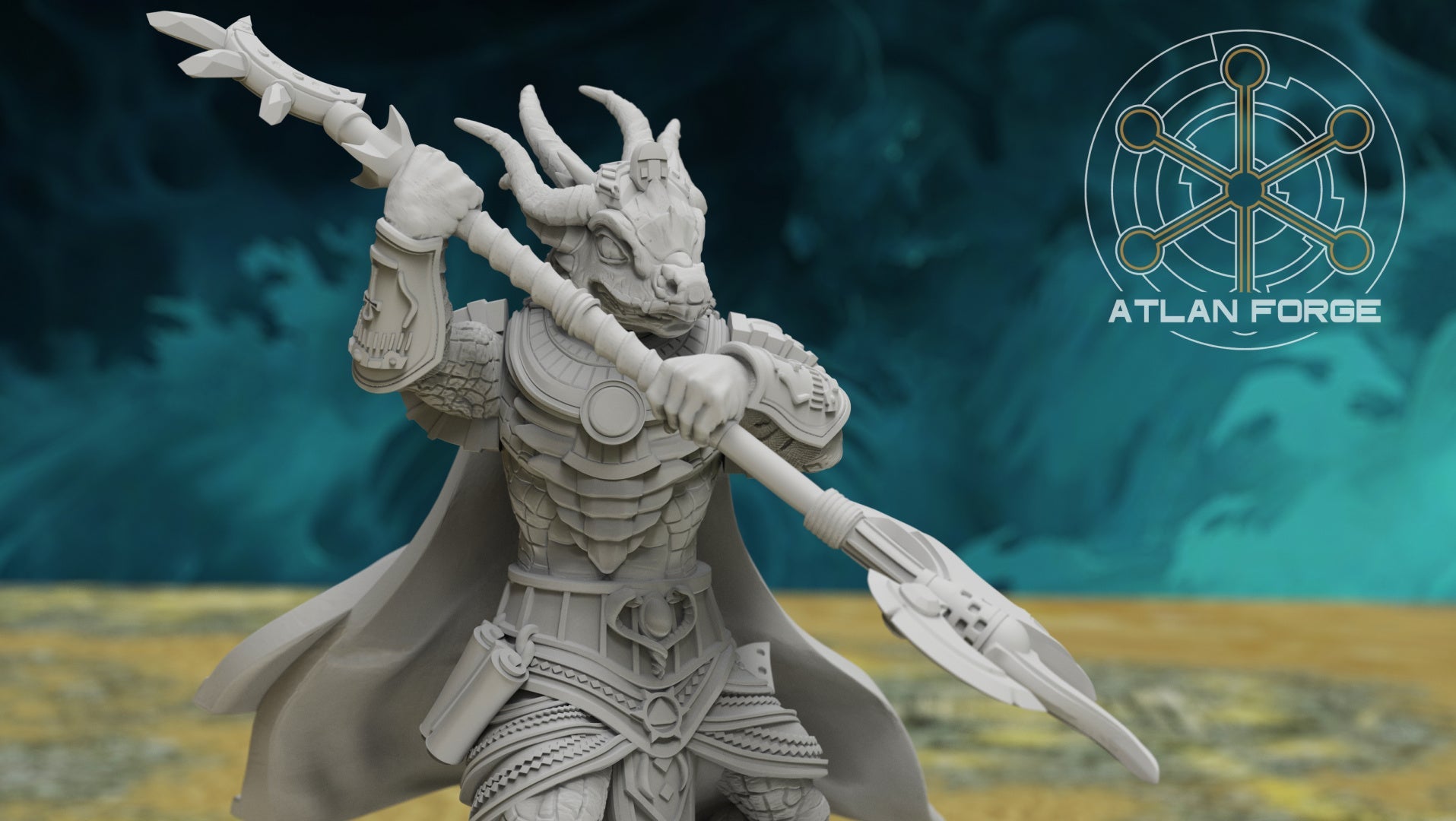 Aegyptus Reptilian Sorcerers, Atlan Forge