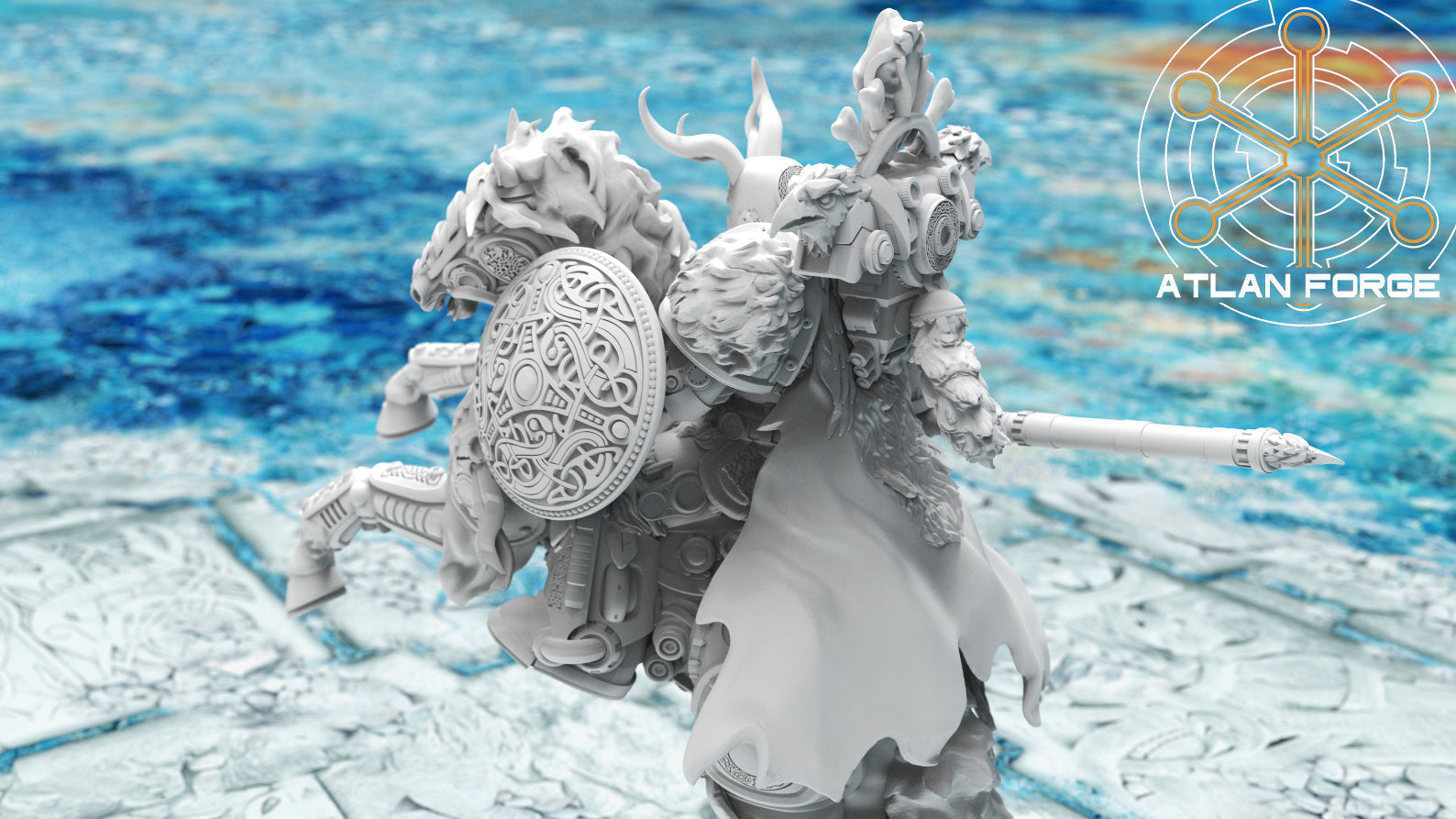 Asgardian Mounted Captain, Atlan Forge