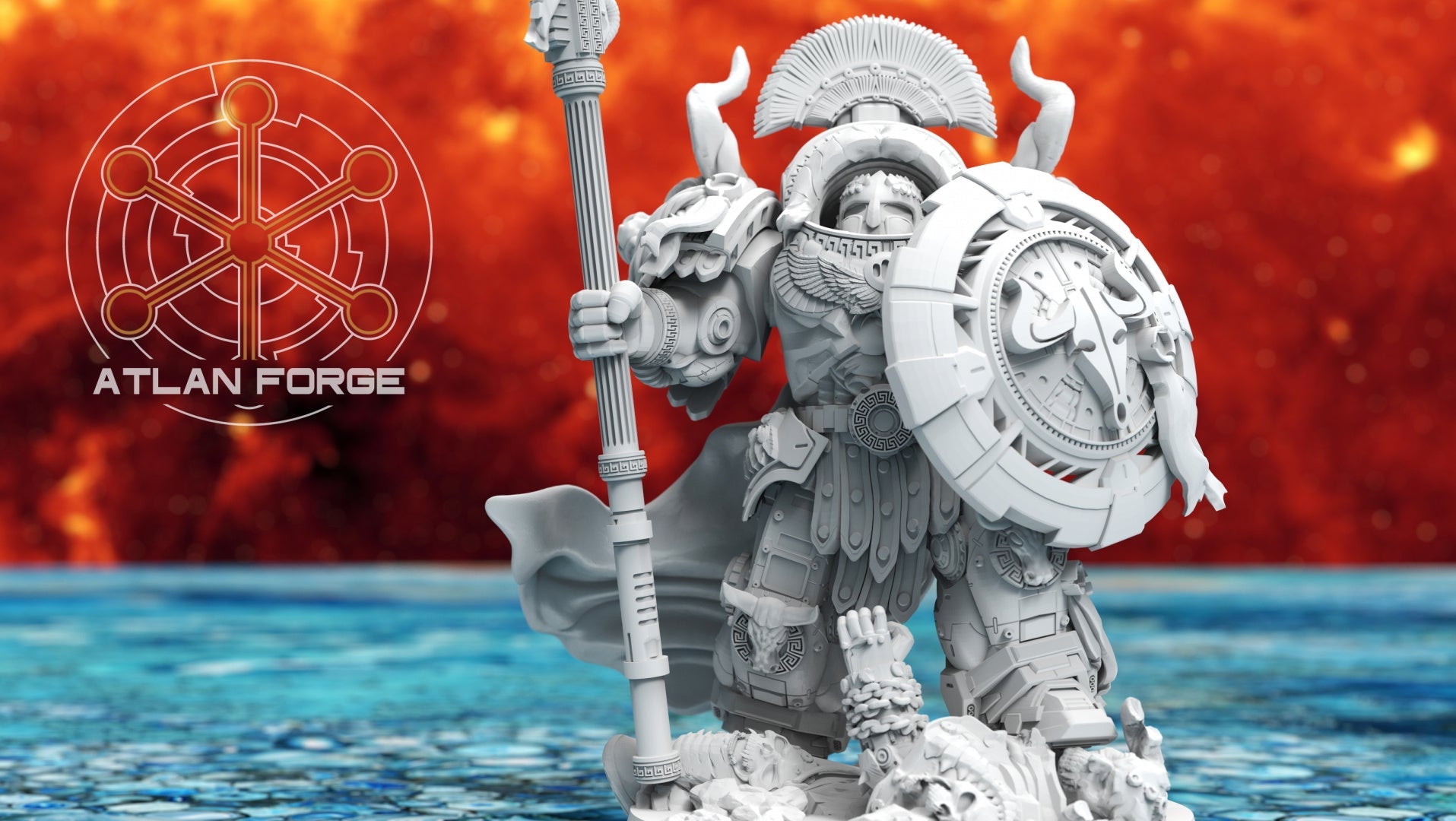 Minoan Myrmidon Captain, Atlan Forge