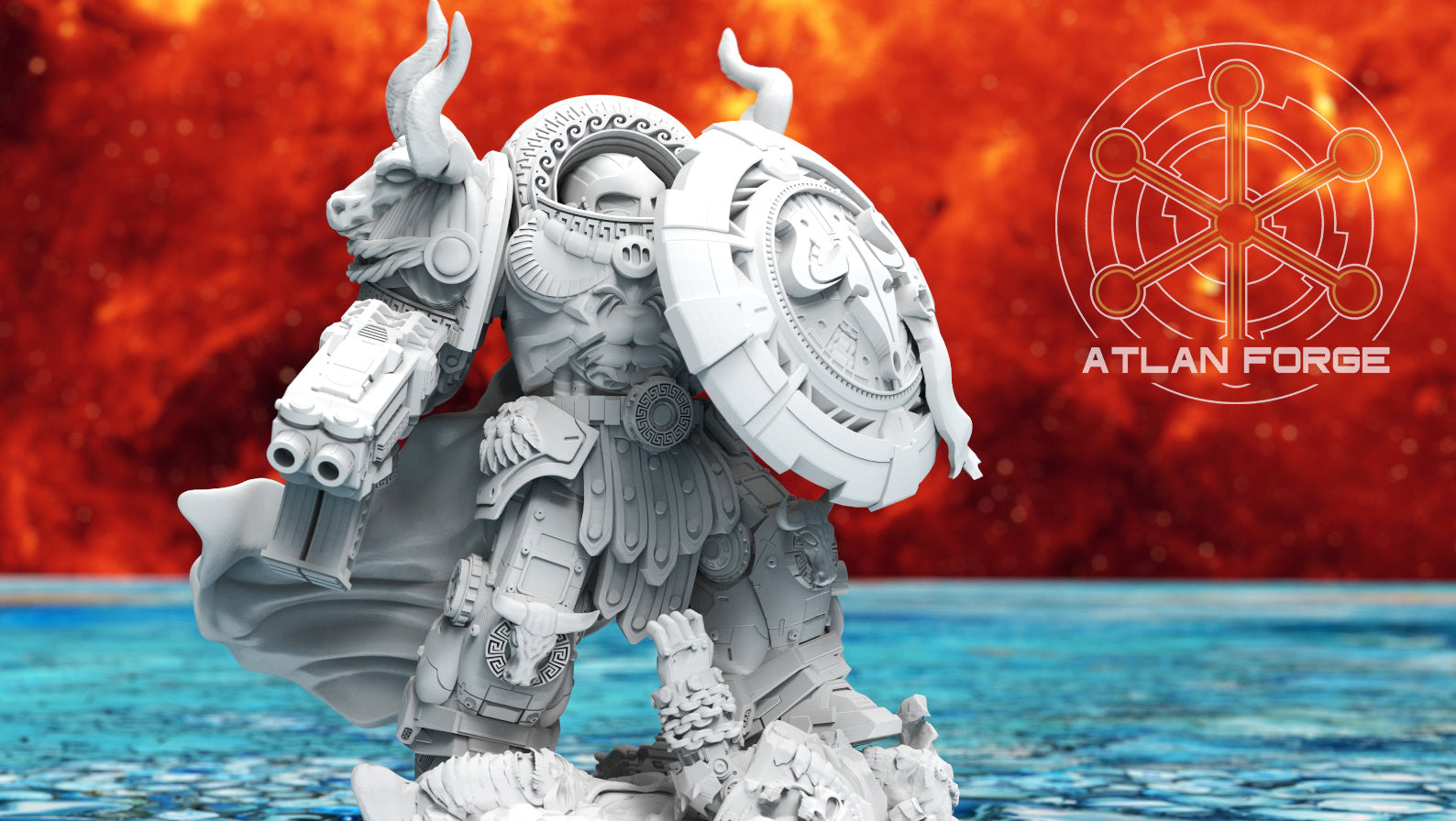 Minoan Myrmidon Captain, Atlan Forge