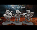 Cyber Velociraptor Riders, Atlan Forge