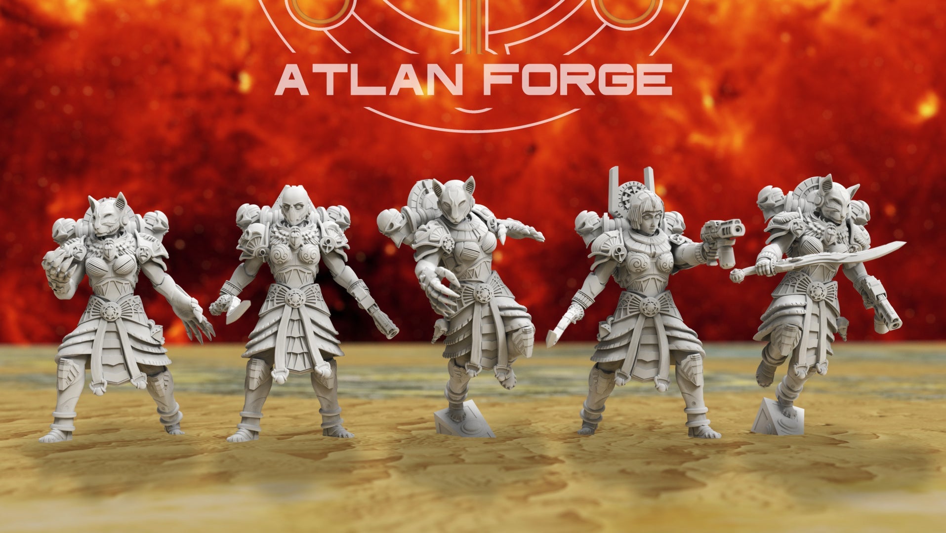 Aegyptian Sekhmet, Atlan Forge