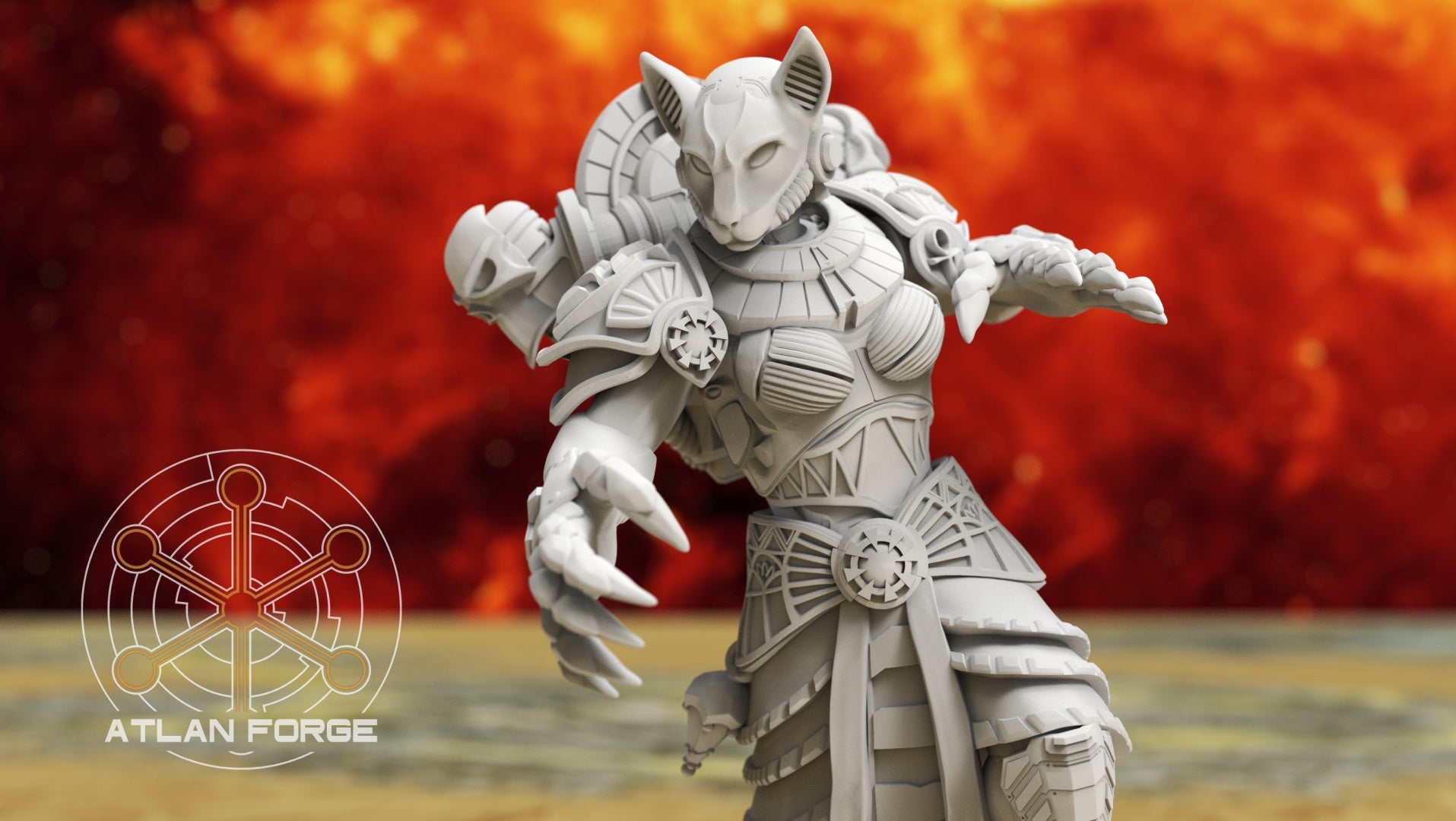 Aegyptian Sekhmet, Atlan Forge