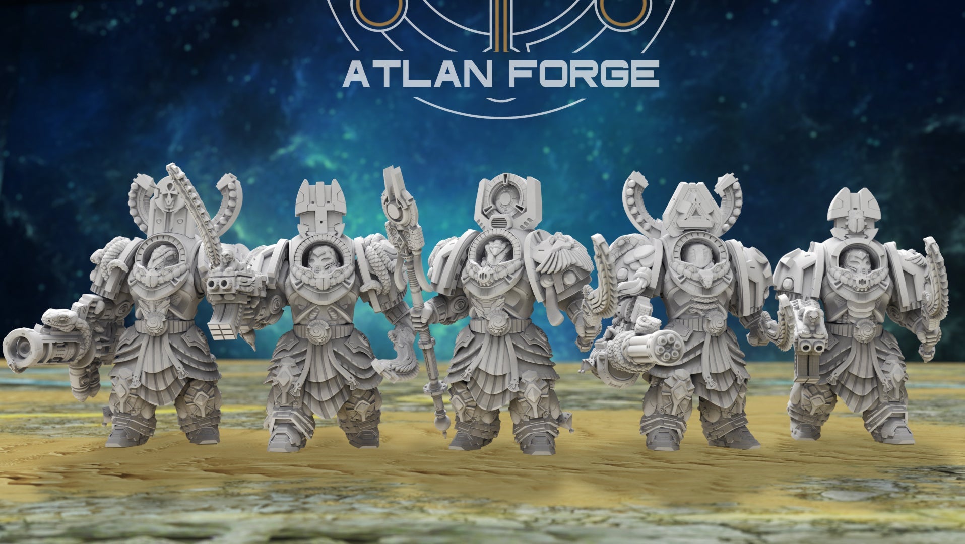 Aegyptian Nehebkau, Atlan Forge