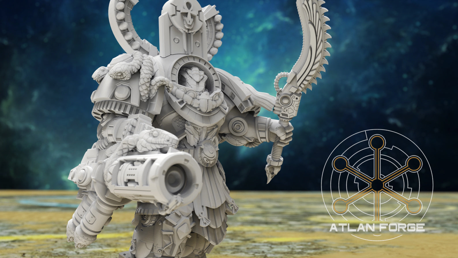 Aegyptian Nehebkau, Atlan Forge