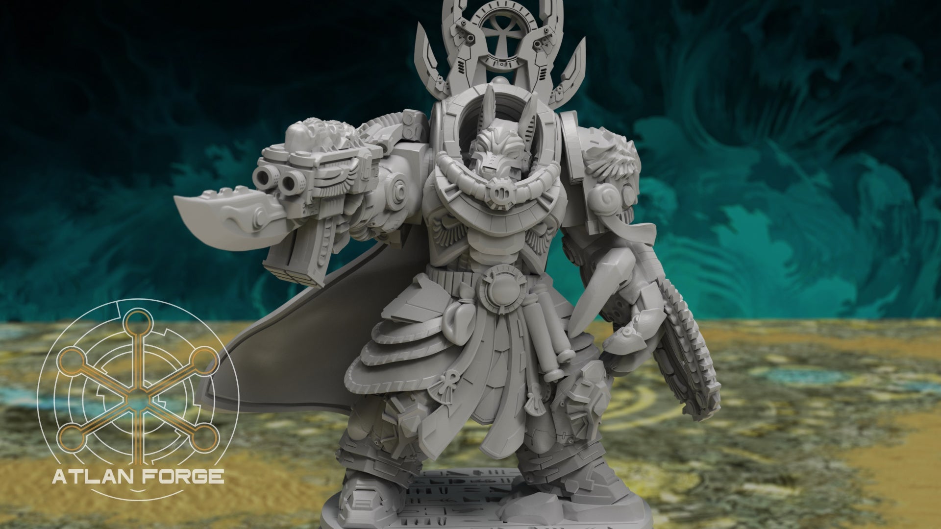 Nehebkau Sorcerer - in Heavy Armor, Atlan Forge
