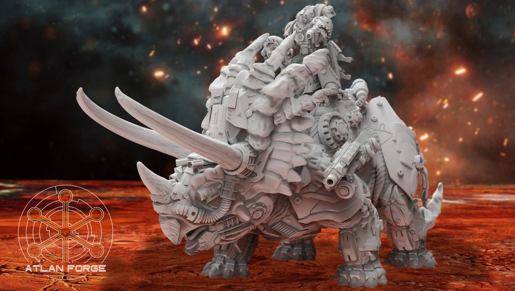 Cybernetic Triceratops, Atlan Forge