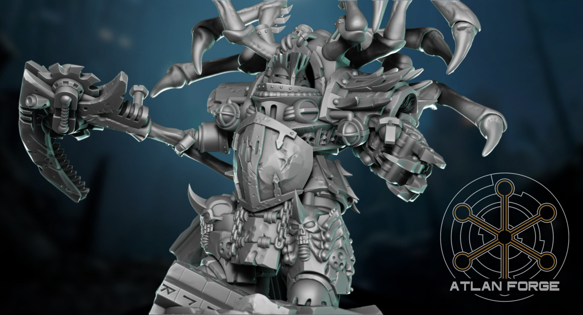 Gorm the Pious, Manus Mortis Gorelord, Atlan Forge