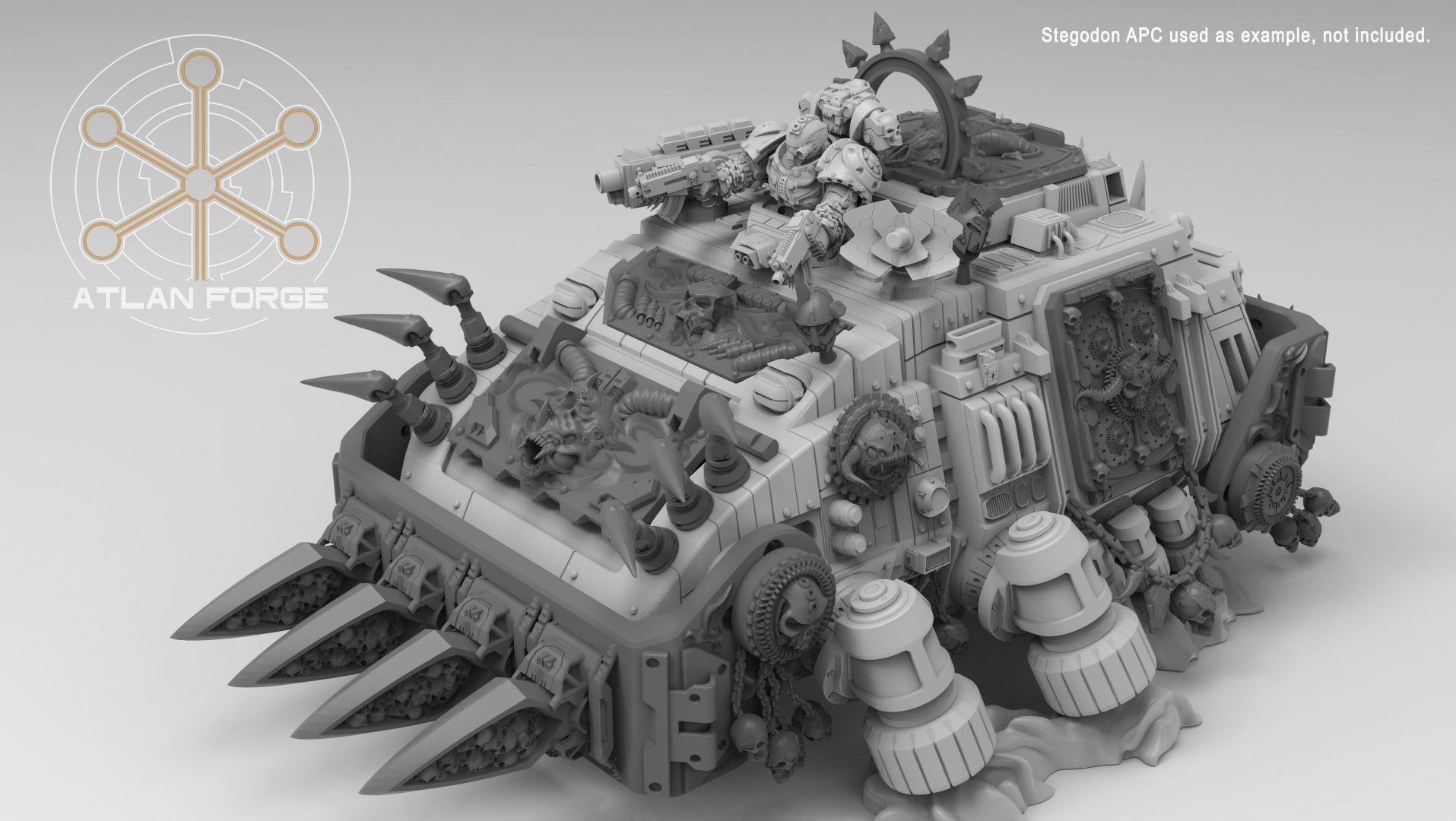 Hades Vehicle Ornaments, Atlan Forge