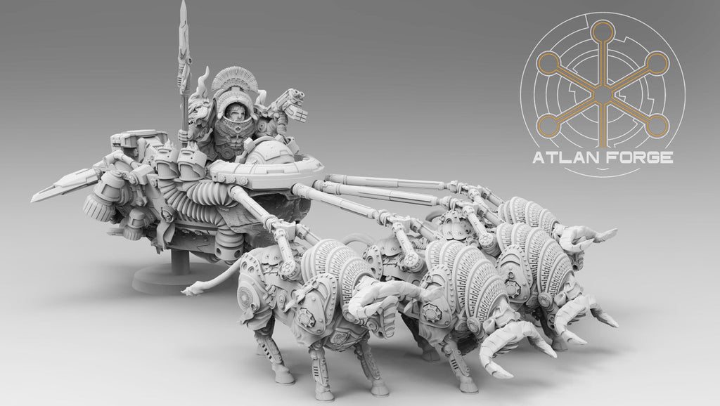 Minoan Chariot Bulls, Atlan Forge