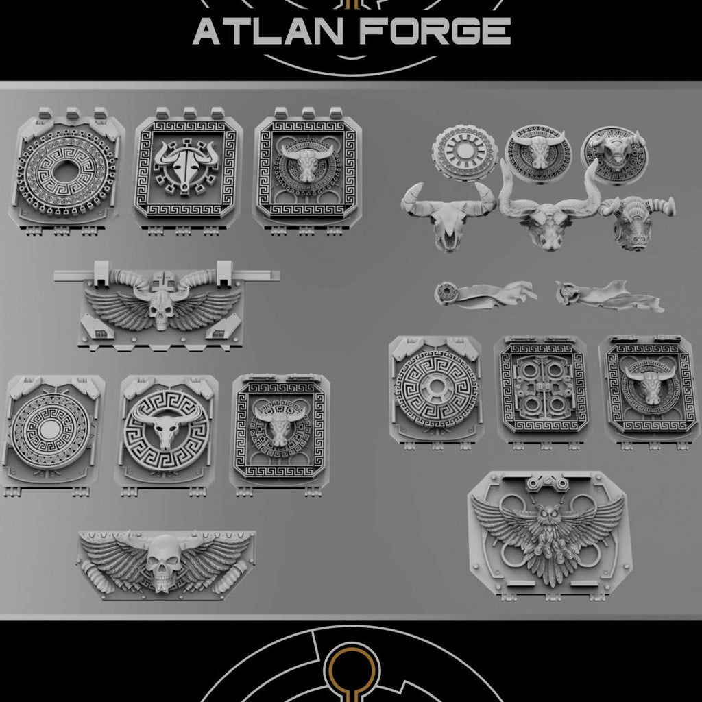 Minoan Vehicle Ornaments, Atlan Forge