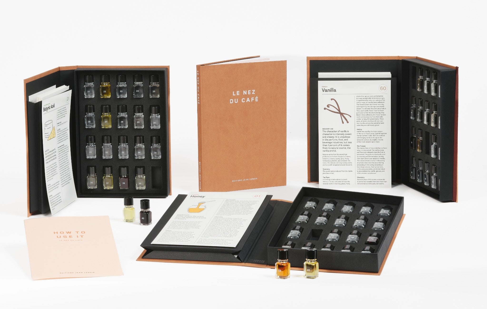 Le Nez du Café 2.0 - 60 Coffee Aroma Kit by Jean Lenoir
