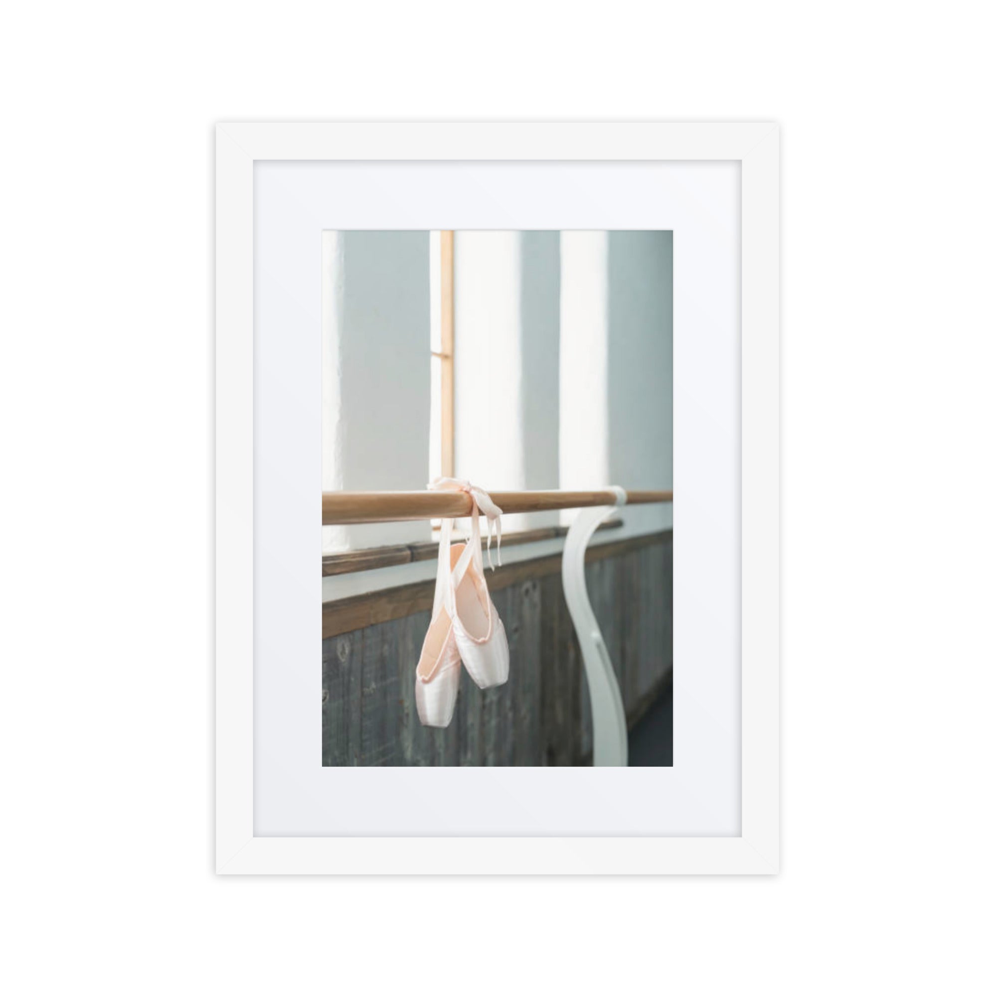 Resting Pointe | Dance-Art Framed Poster #50 (21.5" H x 17.5" W)