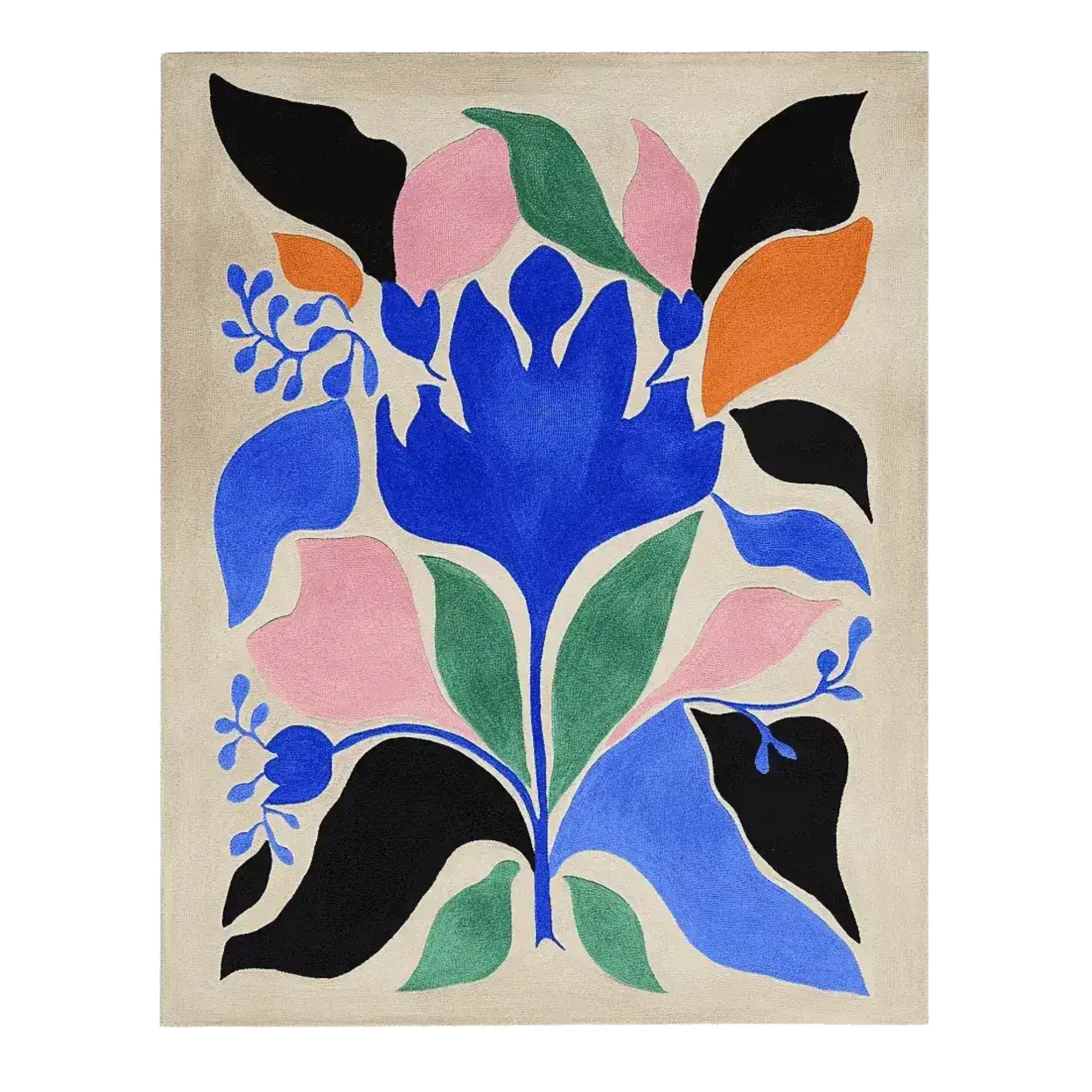 Retro Dream Bloom Hand Tufted Rug