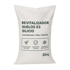 Revitalizador Suelos X3 Silicio | Cal Dolomita + Yeso + Basalto