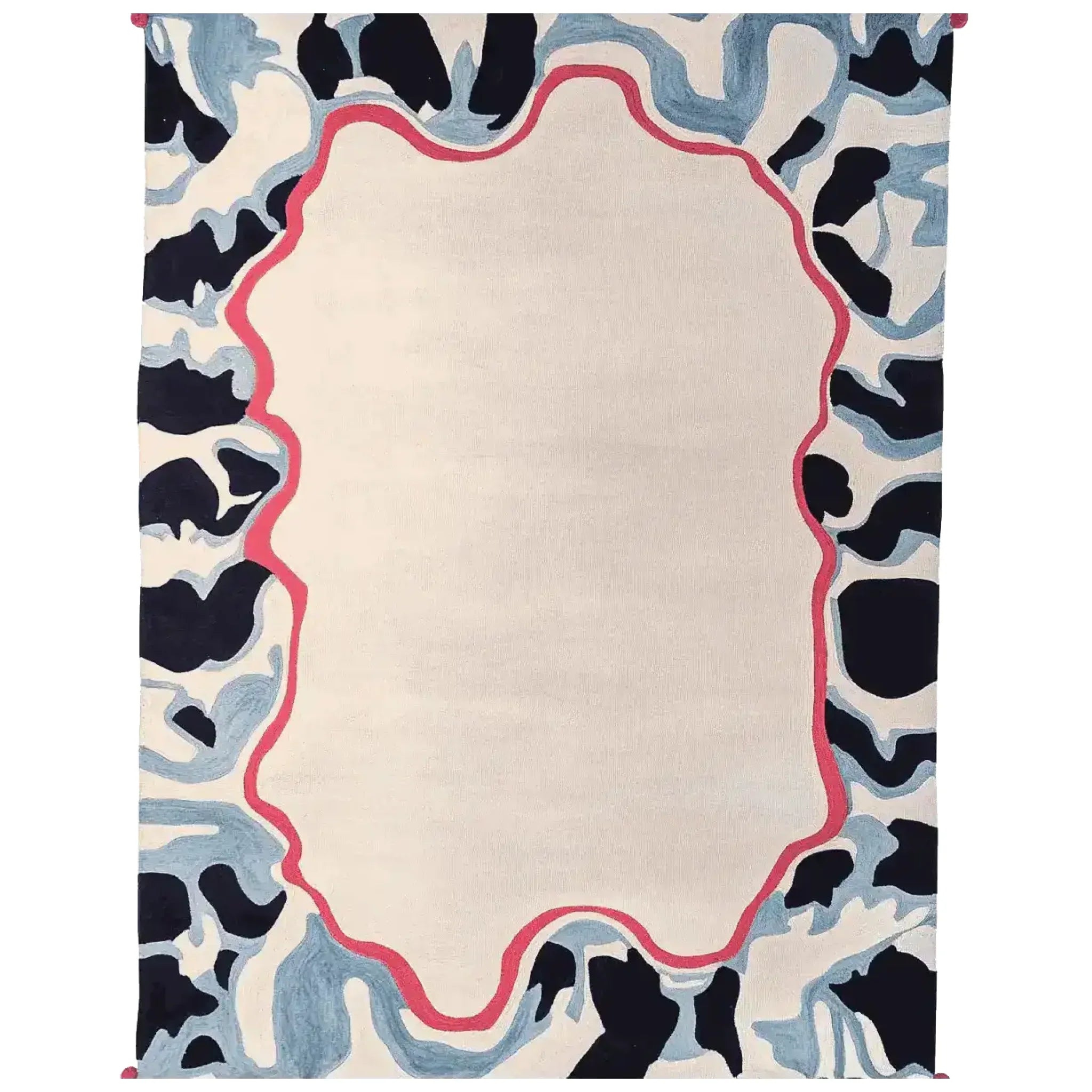 Ripple Memory Frame Hand Tufted Rug